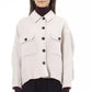 Alpha Studio White Wool Women Blazer