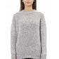 Alpha Studio Gray Acetate Women Sweater