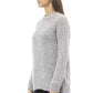 Alpha Studio Gray Acetate Women Sweater