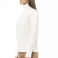 Alpha Studio White Alpaca Women Sweater