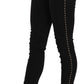 Costume National Chic Mid Waist Skinny Black Denim