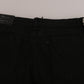 Costume National Chic Mid Waist Skinny Black Denim