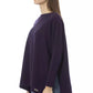 Baldinini Trend Purple Wool Women Sweater