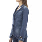 Baldinini Trend Blue Cotton Women Jacket