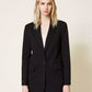 Twinset Elegant Blazer Jacket with Front Button Closure