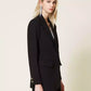 Twinset Elegant Blazer Jacket with Front Button Closure