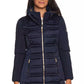 Yes Zee Blue Polyester Women Jacket