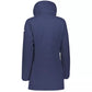 Yes Zee Elegant High Collar Down Jacket in Blue