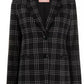 Twinset Elegant Checked Blazer Jacket