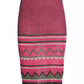 Twinset Chic Abstract Print Knitted Midi Skirt