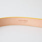 Dsquared² Chic Yellow Suede Leather Waist Belt