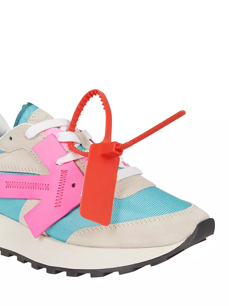 Off-White Multicolor Leather and Tech Fabric Sneakers