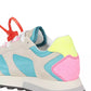 Off-White Multicolor Leather and Tech Fabric Sneakers