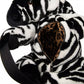 Dolce & Gabbana Exotic Zebra Faux Fur Backpack