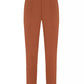 Twinset Chic Brown Stretch Trousers with Side Pockets