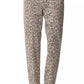 Twinset Elegant Leopard Print Trousers for Sophisticated Style