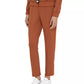 Twinset Chic Brown Stretch Trousers with Side Pockets