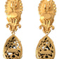 Dolce & Gabbana Gold Votive Crystal Madonna Earrings