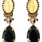 Dolce & Gabbana Gold Votive Crystal Madonna Earrings