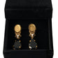 Dolce & Gabbana Gold Votive Crystal Madonna Earrings