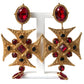 Dolce & Gabbana Opulent Gold-Toned Clip-On Earrings