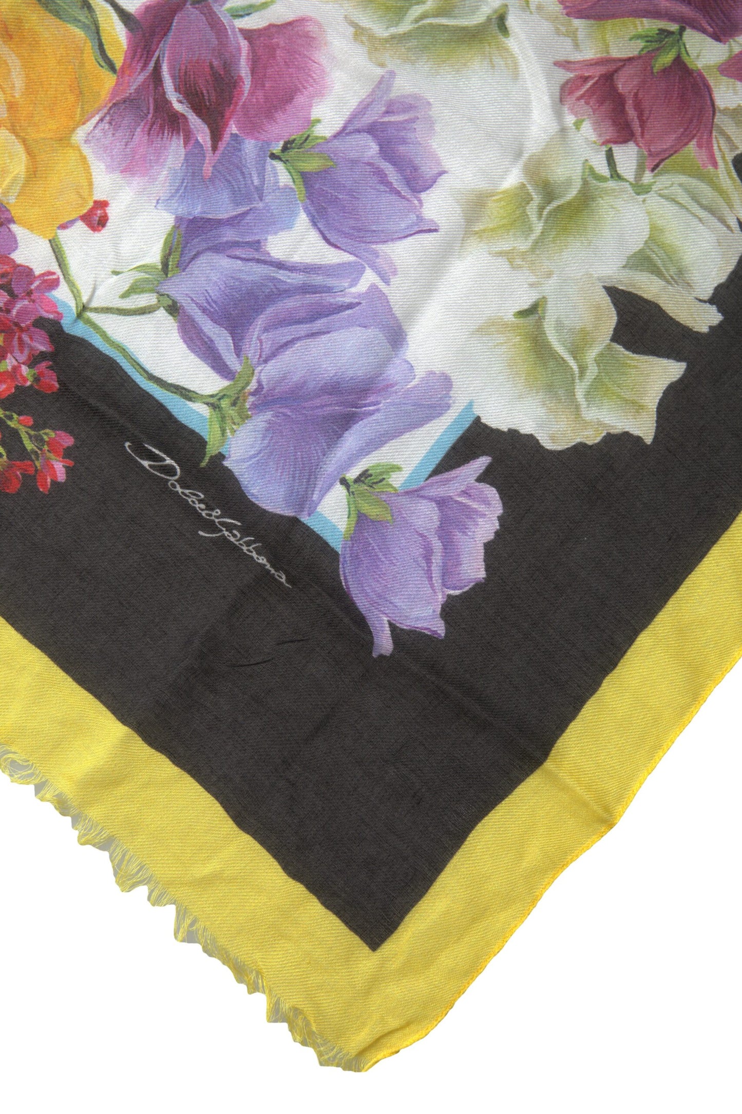 Dolce & Gabbana Elegant Multicolor Modal-Cashmere Scarf