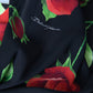 Dolce & Gabbana Elegant Silk Blend Black Scarf