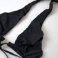 Dolce & Gabbana Elegant Black Two-Piece Bikini Swimsuit