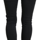 Dolce & Gabbana Chic Black Mid Waist Skinny Jeans