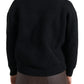 Dolce & Gabbana Elegant Black Virgin Wool Sweater