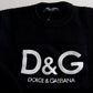 Dolce & Gabbana Elegant Black Virgin Wool Sweater