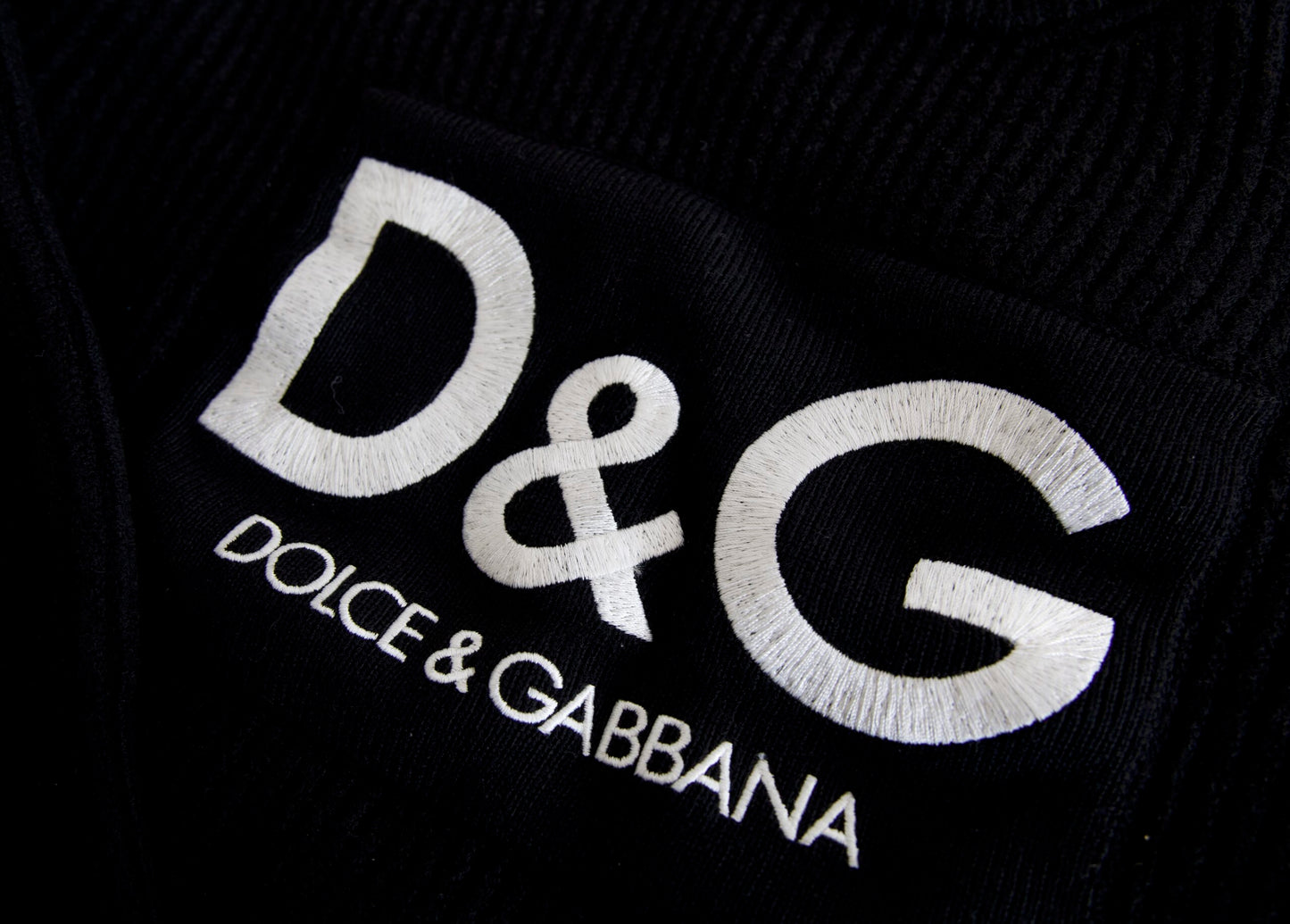 Dolce & Gabbana Elegant Black Virgin Wool Sweater