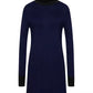 Liu Jo Chic Two-Tone Turtleneck Midi Dress