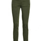 Liu Jo Elegant Stretch Cotton Trousers with Rhinestone Detail