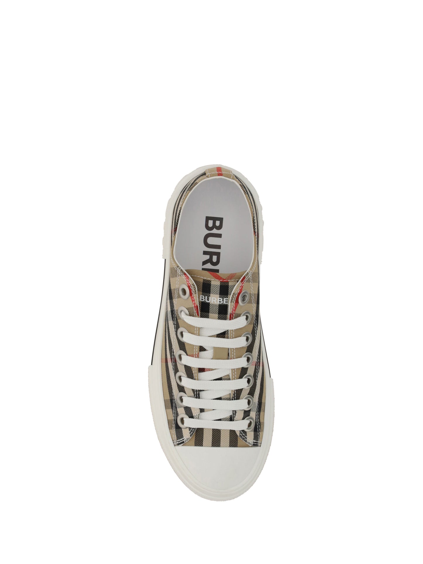 Burberry Elegant Archive Beige Low Top Sneakers