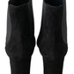 Dolce & Gabbana Elegant Black Stretch Ankle Boots