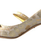 Dolce & Gabbana Golden Elegance Crystal-Embellished Sandals