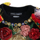 Dolce & Gabbana Multicolor Cashmere Crew Neck Sweater