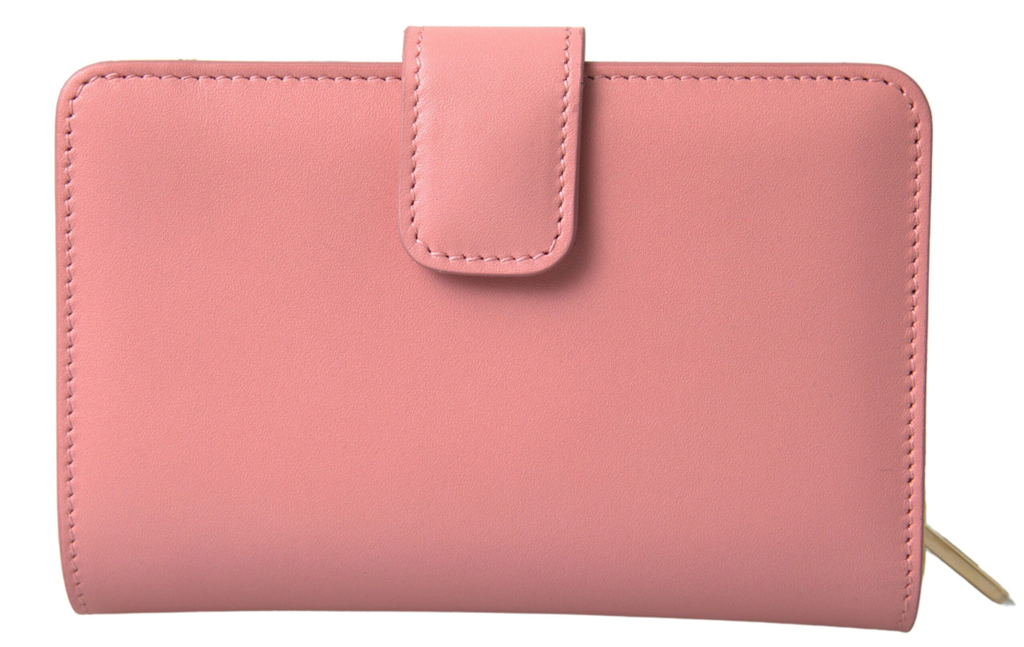 Dolce & Gabbana Chic Pink Zip Around Continental Wallet