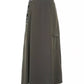 Liu Jo Elegant Cotton Fleece Long Skirt with Logo Detail