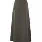 Liu Jo Elegant Cotton Fleece Long Skirt with Logo Detail