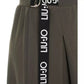 Liu Jo Elegant Cotton Fleece Long Skirt with Logo Detail