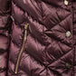 Liu Jo Plush Collar Down Jacket in Purple