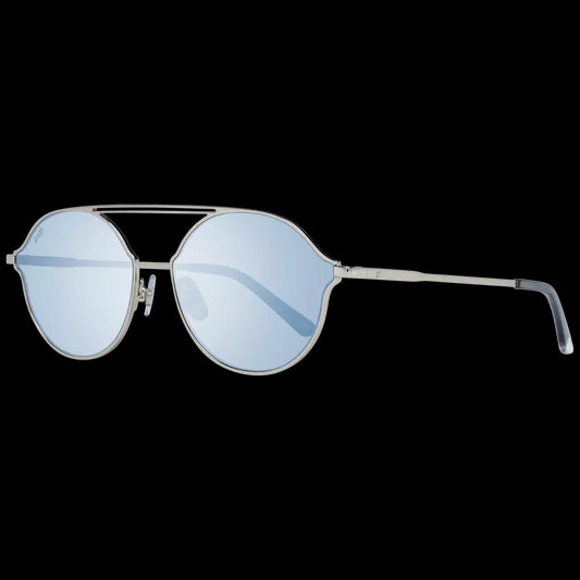 Web Silver Unisex Sunglasses