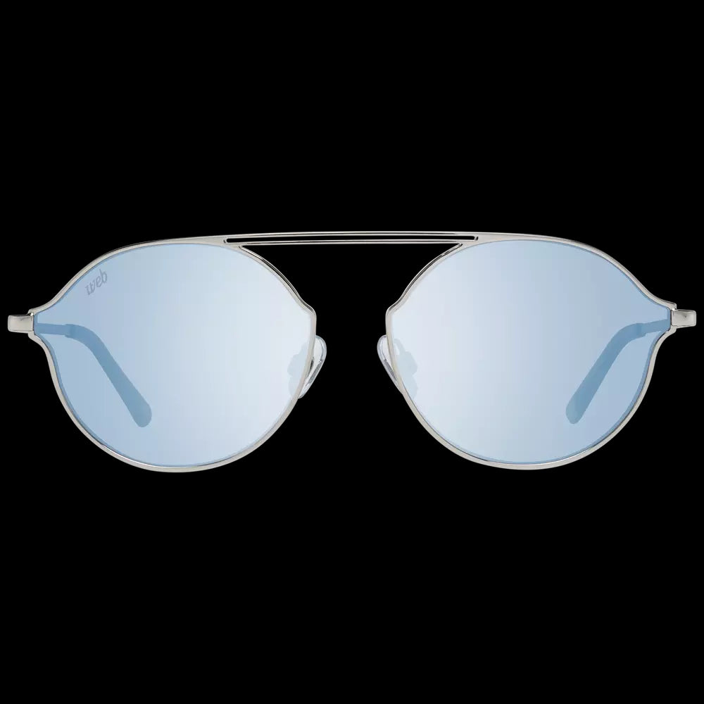 Web Silver Unisex Sunglasses