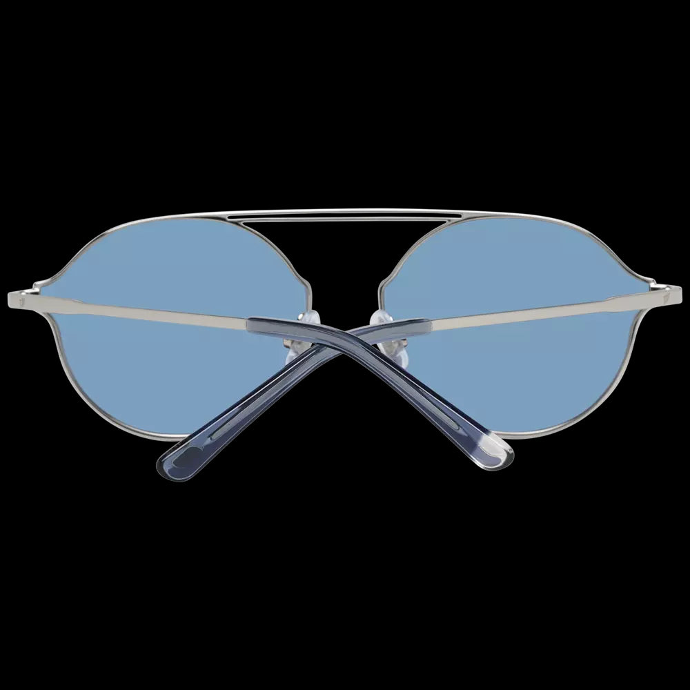 Web Silver Unisex Sunglasses