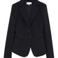 Patrizia Pepe Elegant Black Cotton Blend Blazer Jacket