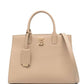 Burberry Elegant Beige Calf Leather Handbag