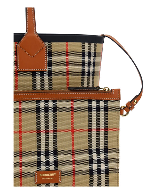 Burberry Elegant Small London Check Tote Bag