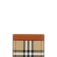 Burberry Chic Multicolor Check Print Card Holder